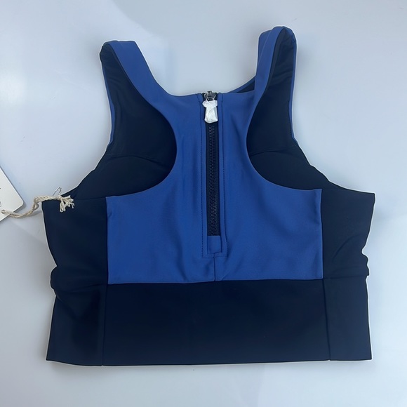 UpWest High-Neck Colorblock Swim Top S34-68 - Picture 5 of 5